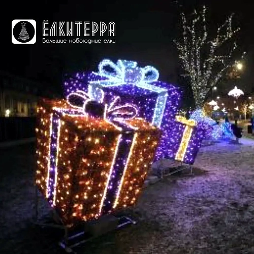 Подарок Мишура светодиодная новогодняя фигура